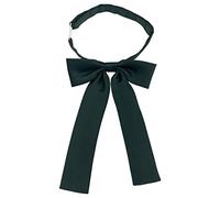 UY-WBT-8 Fliege für Damen, Satin, elegante Fliege für Kleider, Abschlussfeiern, Schuluniformen und Hochzeiten, Smaragd, Einheitsgröße