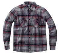 WCC Choppers Rigid Flanellhemd Herren Baumwolle grau, 3XL