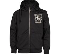 WCC West Coast Choppers Hoodie High-Speed Zip Black-2XL
