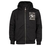 WCC West Coast Choppers Hoodie High-Speed Zip Black-XL