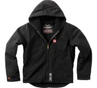 WCC West Coast Choppers Herren Jacke Sherpa Lined Canvas Work Jacket WCCJS164ZW Black-3XL