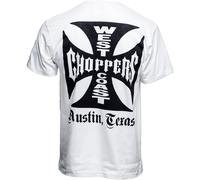 WCC West Coast Choppers Herren T-Shirt Og Classic Atx Tee WCCTS0005WT White-M