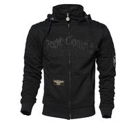 WCC West Coast Choppers Hoodie Choppers Por Vida Zip Black-XXXXL