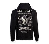 WCC West Coast Choppers Hoodie High-Speed Zip Black-3XL