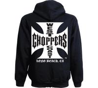 WCC West Coast Choppers Hoodie Iron Cross schwarz-XL