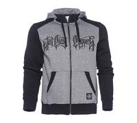 WCC West Coast Choppers Hoodie OG Cross Hoody Zip Grey-XXL