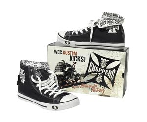WCC West Coast Choppers Shoe Warrior Black-45