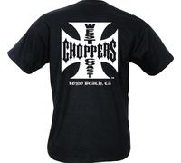 WEST COAST CHOPPERS Herren T-Shirt OG Classic, Farbe:Black/White, Größe:XL