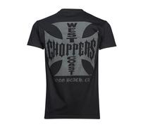 WCC West Coast Choppers T-Shirt Iron Cross Solid Black-M
