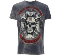 WCC West Coast Choppers T-Shirt Mechanic Blue-XXL