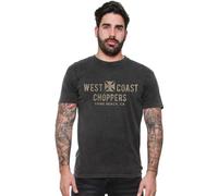 WCC West Coast Choppers T-Shirt Vintage Eagle Black-XXL
