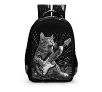 WCEECE Kinder Rucksack Katze Kätzchen Rucksack 3D Effekt Schulranzen Jungen Tier Druck Geschenke Für Die Schule Schulsaison-Zubehör Leichter Reise Outdoor Freizeit