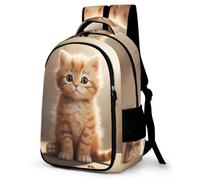 WCEECE Rucksack,Damen & Herren Backpack Mit Niedliche Katze Aufdruck,Unisex Daypack Schulrucksack,Wasserdichter Tagesrucksack Für Freizeit Schule Job