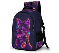 WCEECE Rucksack Fuchs Kinder Schultertasche Teenager Tier Schultasche Leichter Reise Outdoor Freizeit