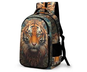 WCEECE Rucksack Herren Animal Tiger Schulrucksack, Laptop-Rucksack Für Jungen Mädchen Für Unisex College-Rucksack Daypack