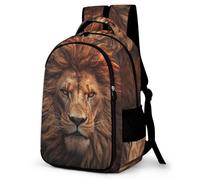 WCEECE Rucksack Jungen König der Löwen Schulrucksack Mädchen Teenager Jugendliche Coole Schule Daypacks Kinder Schultasche Freizeit Groß Schulranzen Ranzen Schultertaschen