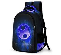 WCEECE Schulrucksack Jungen Teenager Kinder Große Schule Rucksack Mädchen Schultasche Coole Fußball Schulranzen Jungen 2 3 4 5 6 7 Klasse Ranzen Oder 8 9 10 11 12 13 14 15 Jahre School Bag for Boys