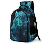 WCEECE Schulrucksack Jungen Teenager Kinder Große Schule Tier Wolf Wölfe Rucksack Mädchen Schultasche Jungen 2 Bis 7 Klasse Ranzen Oder 8 Bis 15 Jahre School Bag
