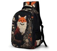 WCEECE Schulrucksack Jungen Teenager Mädchen Fuchs Schultaschen Kinder Tier Rucksäcke Wasserdicht Leichtgewicht Schulranzen Groß Für Schule Geschenke