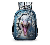 WCEECE Schulrucksack Jungen Teenager Mädchen Schultaschen Kinder Tier Schwan Rucksäcke Wasserdicht Leichtgewicht Schulranzen Groß Für Schule Geschenke