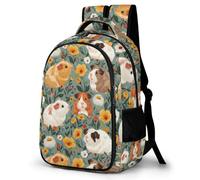WCEECE Schulrucksack Mit Meerschweinchen Schulranzen Jungen 1. Klasse Tier Kinderrucksack Leichter Reise Outdoor Freizeit