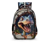 WCEECE Tierische Dinosaurierier Rucksack Kinder, Kinder Rucksack Schüler Schultasche, Verstellbare Kindergarten-Büchertaschen, Reiserucksäcke, Büchertaschen, Kinderschultasche