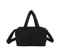 Wdbild Handtasche Damen, Damentasche, trendige, gesteppte Umhängetasche, große Kapazität, Handtasche, Puffer-Umhängetasche, Tasche mit Griff oben, stilvolle Damen-Geldbörse