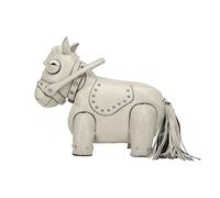 Wdbild Handtasche Damen, Frauen Pferd Form Umhängetasche PU Leder Lustige Cartoon Tier Schulter Taschen Damen Nieten Geldbörse Handtasche