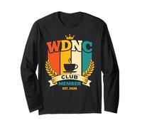 WDNC Club Member Crest We Do Not Care Lustig Retro Elegant Langarmshirt