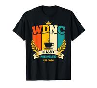 WDNC Club Member Crest We Do Not Care Lustig Retro Elegant T-Shirt
