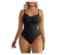 WDSBZNB Body Shaper Damen XS-3Xl Body Suit Shapewear Nahtlose Tanga Shapewear Frau Bauch-Steuer Body Shaper Bauch Schlanker Unter Kleidung Plus Größe(Black,XS)
