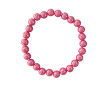 WDZDS 1/2/5 Stück 19 cm reflektierendes Perlenarmband, Dehnbare 8 mm magische Acrylperlen, Modeaccessoire für Frauen/Mädchen, Partyschmuck, Alltagskleidung