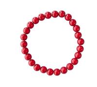 WDZDS 1/2/5 Stück 19 cm reflektierendes Perlenarmband, Dehnbare 8 mm magische Acrylperlen, Modeaccessoire für Frauen/Mädchen, Partyschmuck, Alltagskleidung