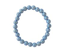 WDZDS 1/2/5 Stück 19 cm reflektierendes Perlenarmband, Dehnbare 8 mm magische Acrylperlen, Modeaccessoire für Frauen/Mädchen, Partyschmuck, Alltagskleidung