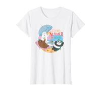 We Bare Bears Grizz Panda Ice Bear Always Summer T-Shirt, Damen, Weiß, 3XL