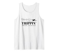 We Be Trippin' Korfu Griechenland Urlaub Souvenir Tank Top