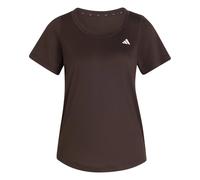 adidas Damen Workout Essentials Scoop Neck Shirt, Aurora Coffee, S