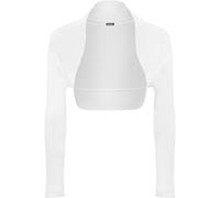 WearAll, Damen-Bolero-Strickjacke, langärmelig, Größen 34-40 Gr. 42-44, weiß