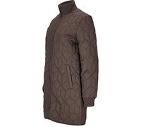 Weather Report Damen Steppjacke Nokka W Long Quilted Jacket I atmungsaktiver Steppmantel I Lange Jacke mit hohen Kragen 1080 Iron 46