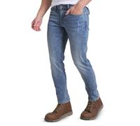 Weatherproof Vintage Herren-Jeans, schmale Passform, superweiche Stretch-Denim-Hose, gerades Bein, All-Way-Stretch, Cracked Ice, 38W / 34L