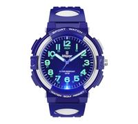 Weayege Kinderuhr Jungen Mädchen,Kinder Analog Quartz Uhr mit 7-Farbige Kinderuhren Armbanduhr Kautschuk Wasserdicht Outdoor Sports Uhren 4-16, Full HD 1080p