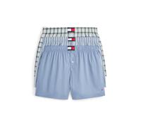 Webboxer "3P WOVEN BOXER PRINT", Herren, Gr. XXL (56), 3 Stk., brk blu, fmy oc stri, mni trtn, Webqualität, Obermaterial: 100% Baumwolle, TOMMY HILFIGER UNDERWEAR, Unterhosen, mit Print (78382402-XXL)