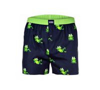 Webboxer HAPPY SHORTS "Web-Boxershorts 1er Pack", Herren, Gr. M, bunt (frog), Obermaterial: 100% Baumwolle CO., Unterhosen (42033324-M) frog