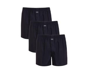 Webboxer JOCKEY "Everyday", Herren, Gr. 3XL, blau (navy), Webqualität, Obermaterial: 100% Baumwolle, unifarben, normal, Unterhosen, Eingriff mit Knopfverschluß, mittlere Bundhöhe, lockere Passform (70