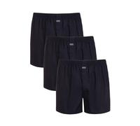Webboxer JOCKEY "Everyday", Herren, Gr. M, blau (navy), Webqualität, Obermaterial: 100% Baumwolle, unifarben, normal, Unterhosen, Eingriff mit Knopfverschluß, mittlere Bundhöhe, lockere Passform (7003