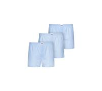 Webboxer JOCKEY "Web-Boxershorts Boxer Woven 3er Pack", Herren, Gr. S, blau, Obermaterial: 100% Baumwolle CO., Unterhosen (17399430-S) blau