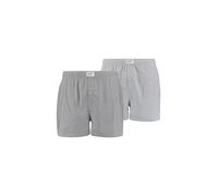 Webboxer LEVI'S "Web-Boxershorts 2er Pack", Herren, Gr. M, grau, Obermaterial: 100% Baumwolle CO., Unterhosen (32337817-M) grau