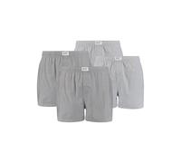 Webboxer LEVI'S "Web-Boxershorts 4er Pack", Herren, Gr. XL, grau, Obermaterial: 100% Baumwolle CO., Unterhosen (72027026-XL) grau