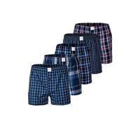 MG-1 5 er Pack Webboxer Boxershorts Boxer Shorts Herren SPARPACK M - 3XL kariert, Grösse:L, Farbe:Set 2