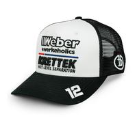 Weber #Werkeholics x Max Nagl Mesh Baseball Cap schwarz/weiß